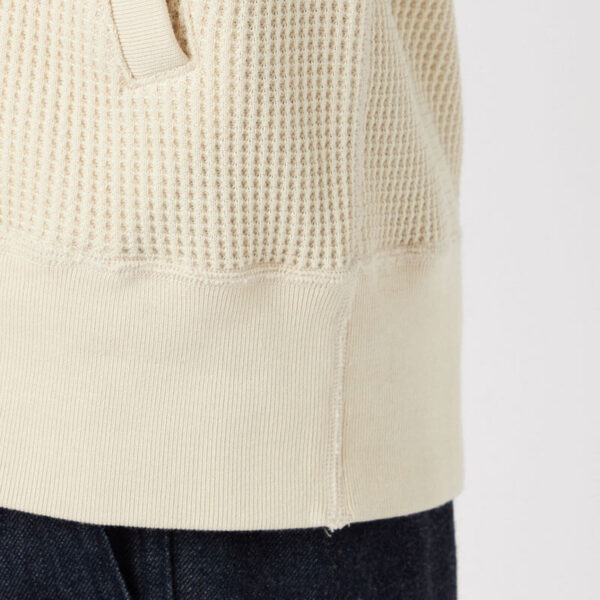 NANAMICA Zip-Up Thermal Hoodie - Navy