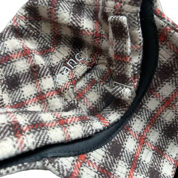 NANCY Mini Plaid House 6-Panel - Red