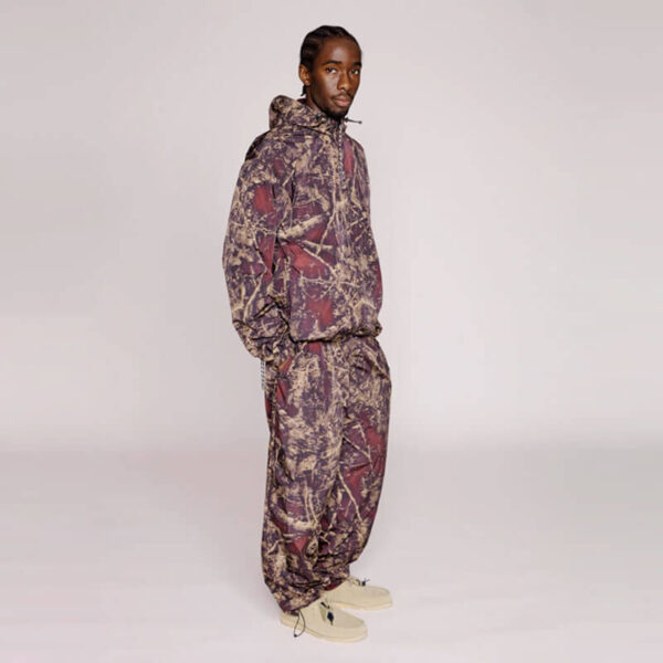 NO PROBLEMO Forest Glitch Nylon Pant - Camo