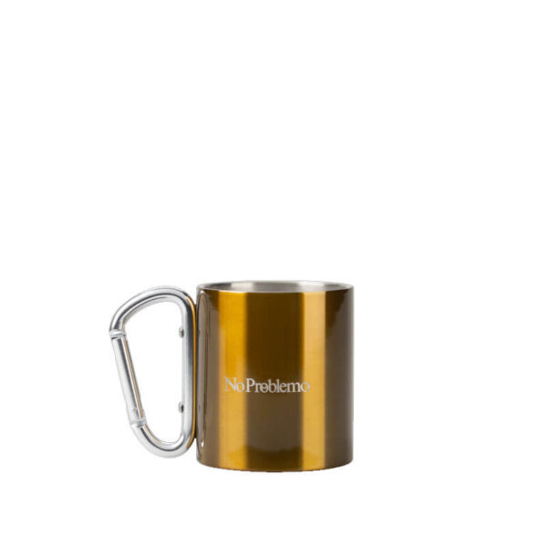 No Problemo Carabiner Mug - Khaki