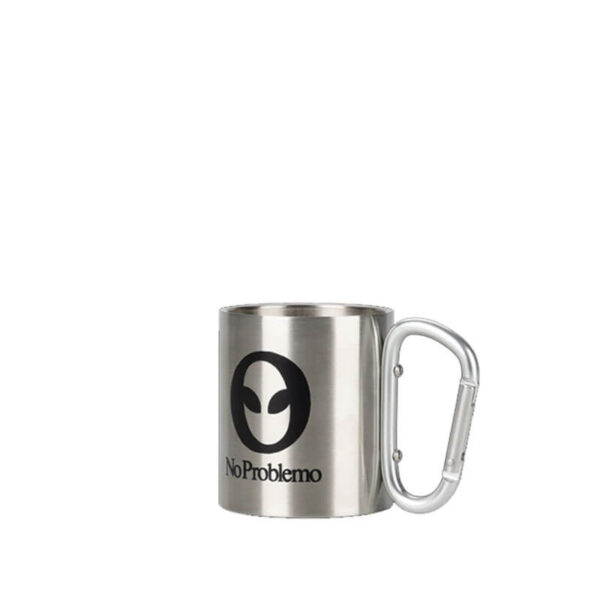 No Problemo Carabiner Mug - Silver