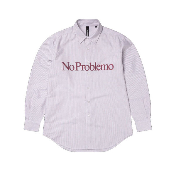 NO PROBLEMO No Problemo LS Stripe Oxford Shirt
