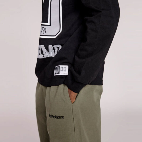 NO PROBLEMO Np00 Sport Cotton LS Jersey - Black