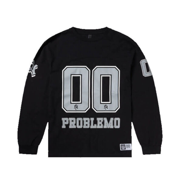 NO PROBLEMO Np00 Sport Cotton LS Jersey - Black