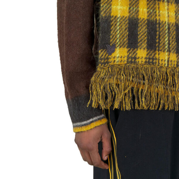 NICHOLAS DALEY Lyle & Scott Knitted Tartan Scarf