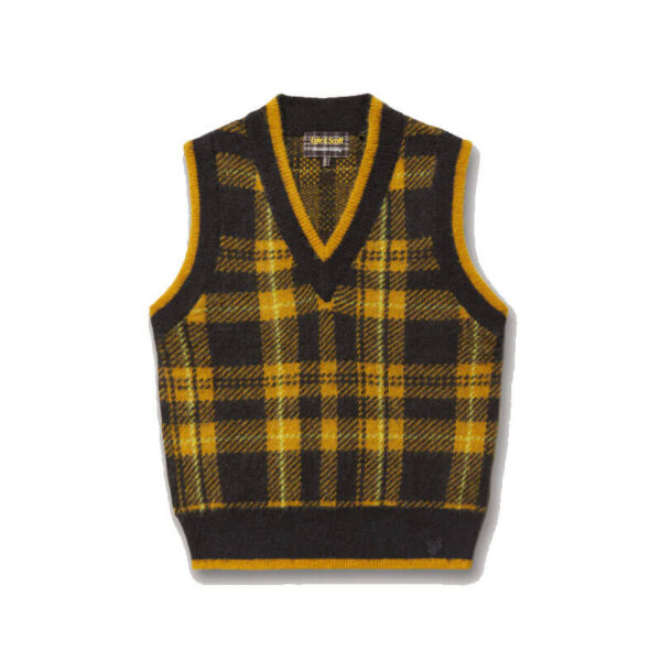 NICHOLAS DALEY Lyle & Scott Knitted Tartan Vest