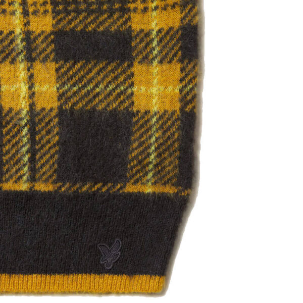NICHOLAS DALEY Lyle & Scott Knitted Tartan Vest