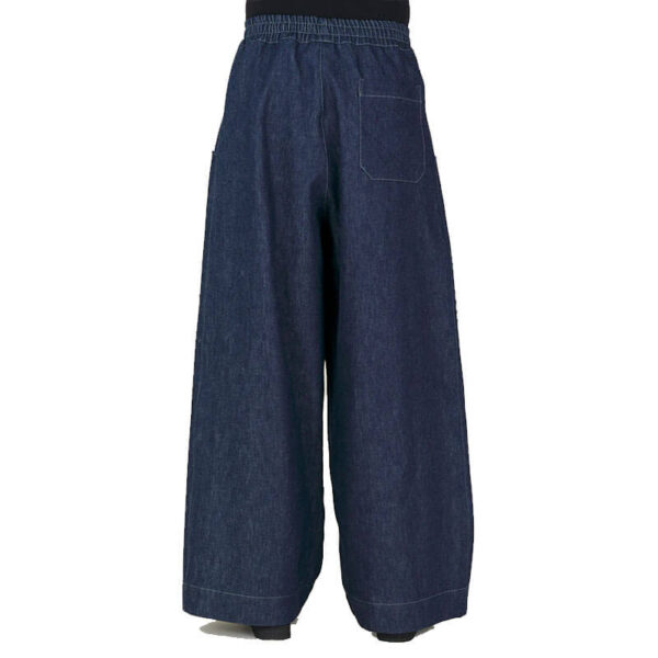NICHOLAS DALEY Wide Leg Trouser - Dark Indigo