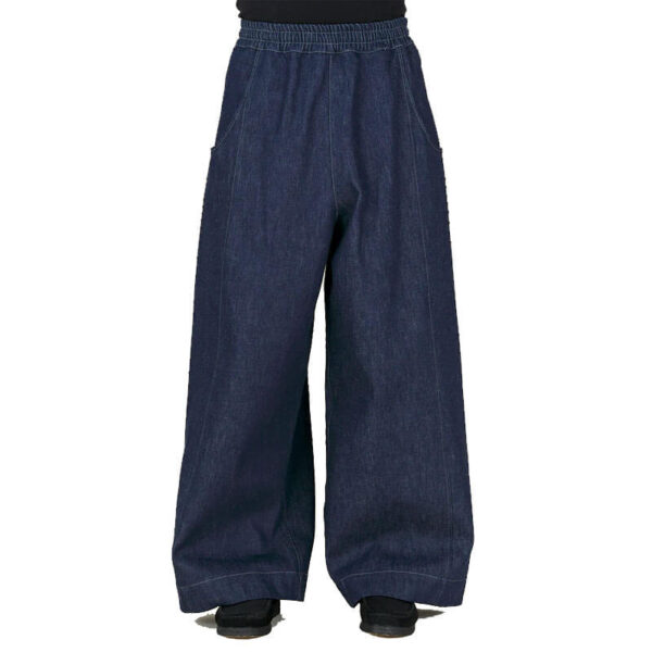 NICHOLAS DALEY Wide Leg Trouser - Dark Indigo