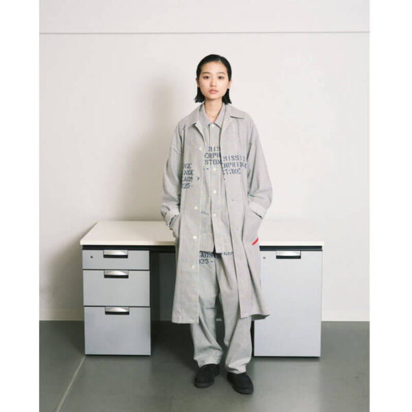 PHINGERIN Hand-Stenciled Night Pants Stripe