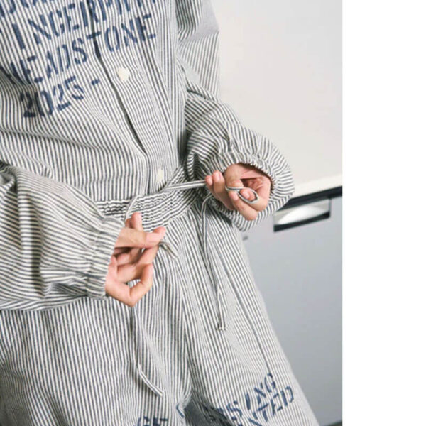 PHINGERIN Hand-Stenciled Night Pants Stripe