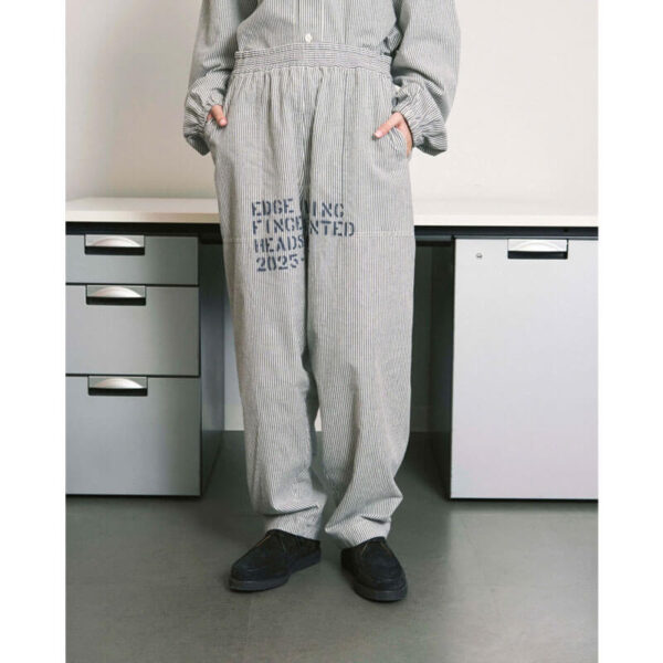 PHINGERIN Hand-Stenciled Night Pants Stripe