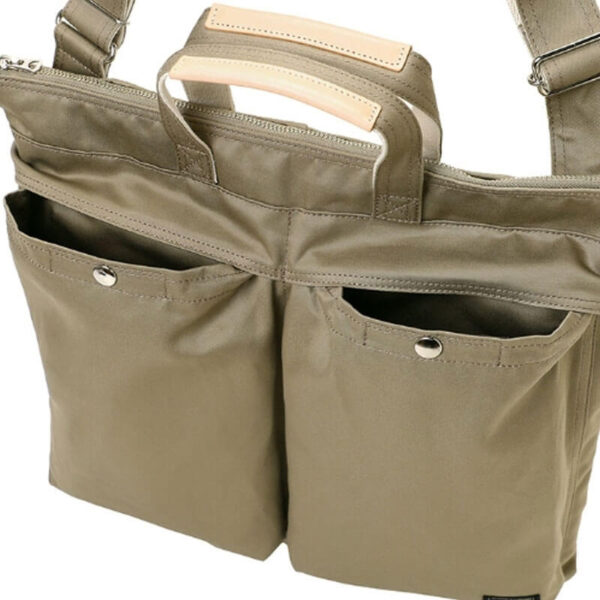 PORTER YOSHIDA & CO. Weapon 2way Helmet Bag - Beige