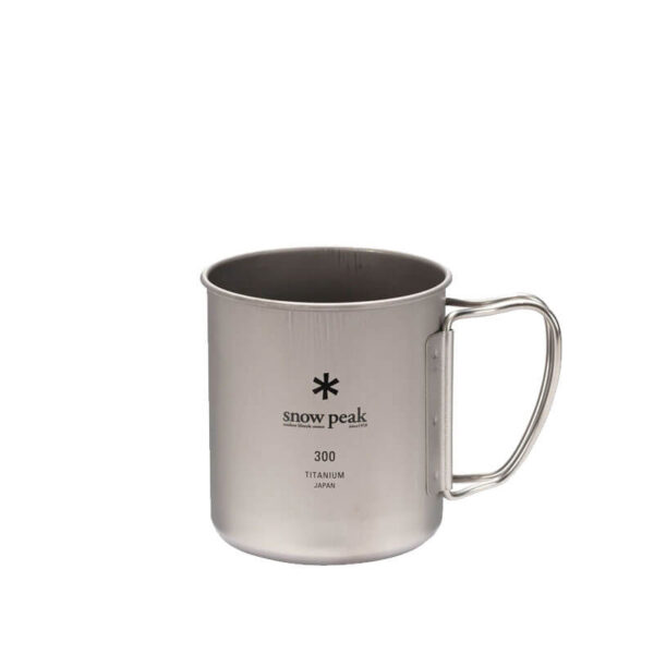 SNOW PEAK Titanium Single Wall Mugs 300ml