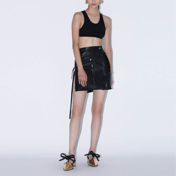 TOGA ARCHIVE Leather Mini Skirt