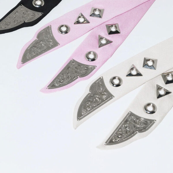 TOGA ARCHIVE Metal Ribbon Tie - Beige