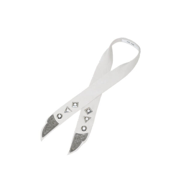 TOGA ARCHIVE Metal Ribbon Tie - Beige