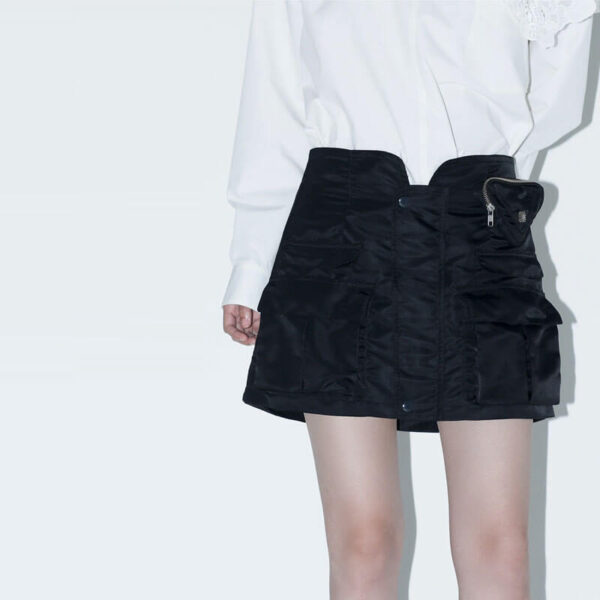 TOGA ARCHIVE Nylon Twill Mini Skirt