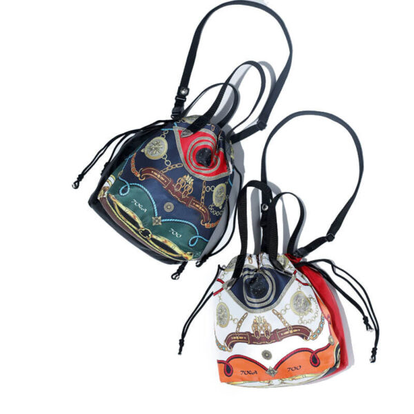 TOGA ARCHIVE Print Drawstring Bag - Orange