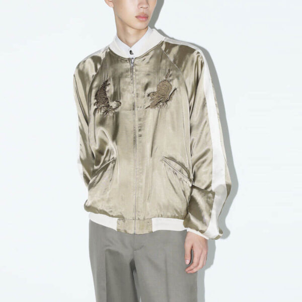 TOGA ARCHIVES Rayon Satin Souvenir Jacket