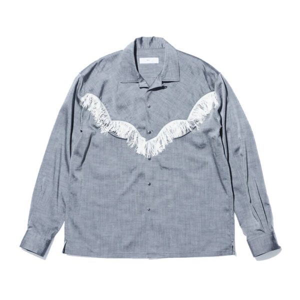 TOGA ARCHIVE Slab Tropical Fringe Shirt