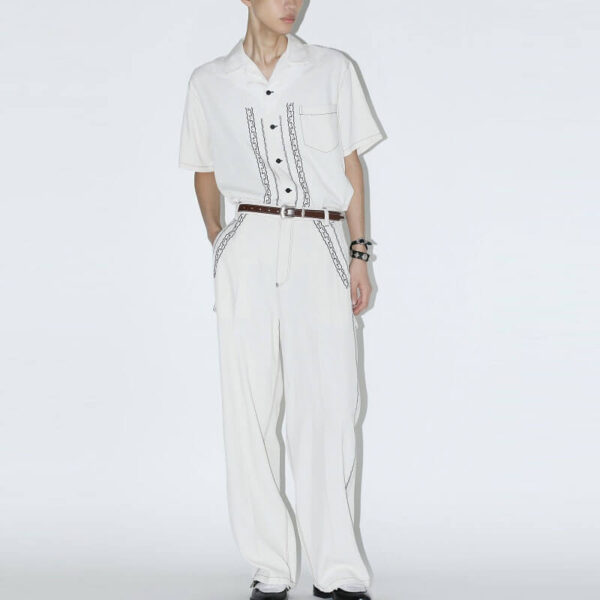 TOGA ARCHIVES Viscose Twill Pants