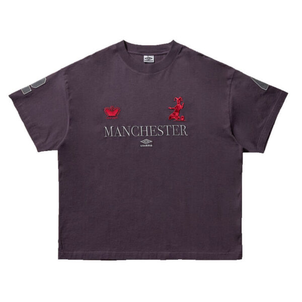 UMBRO Manc T-Shirt - Dark Purple