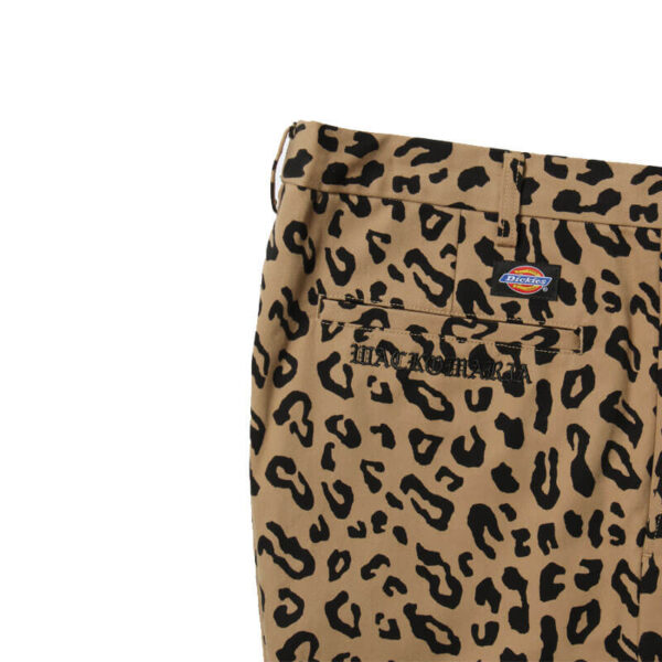 WACKO MARIA DICKIES Leopard Pleated Short - Beige