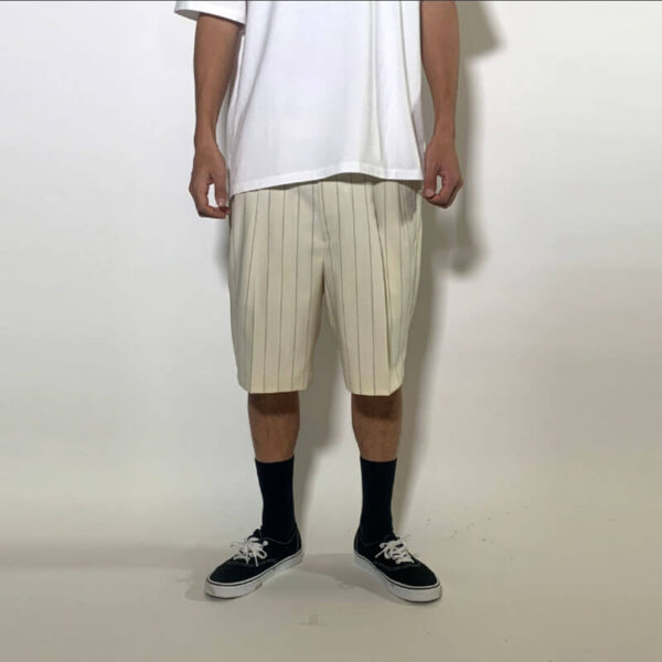 WACKO MARIA Double Pleated Short (Type-12) - White