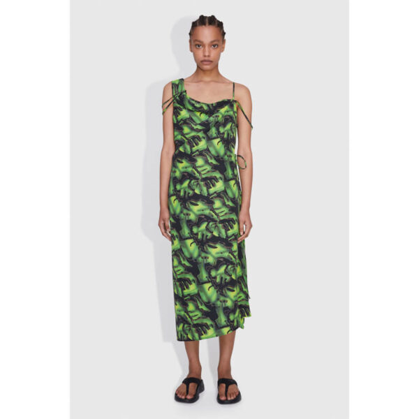 WOOD WOOD Cole Two Layered Dress - Green