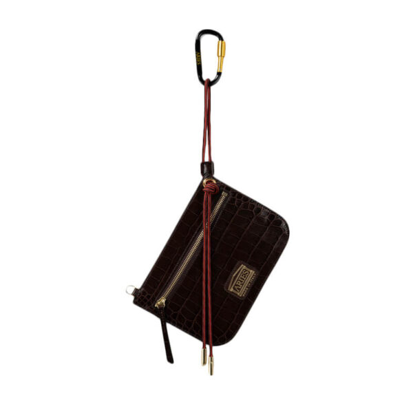 ARIES Bobby Leather Bag - Crocodile