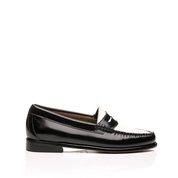 G.H. BASS Weejuns Wmns Penny Loafers - Black & White