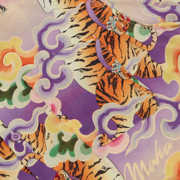 MAHARISHI Tiger Camp Summer Shirt - Lavender