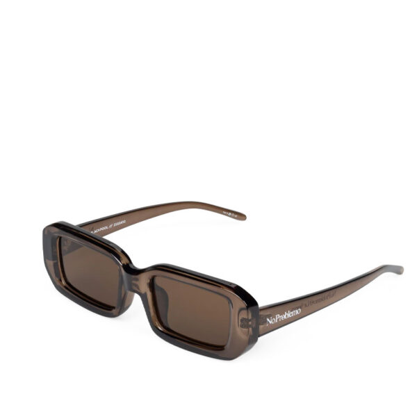 NO PROBLEMO x LE SPECS Blackpool Sunglasses - Cocoa