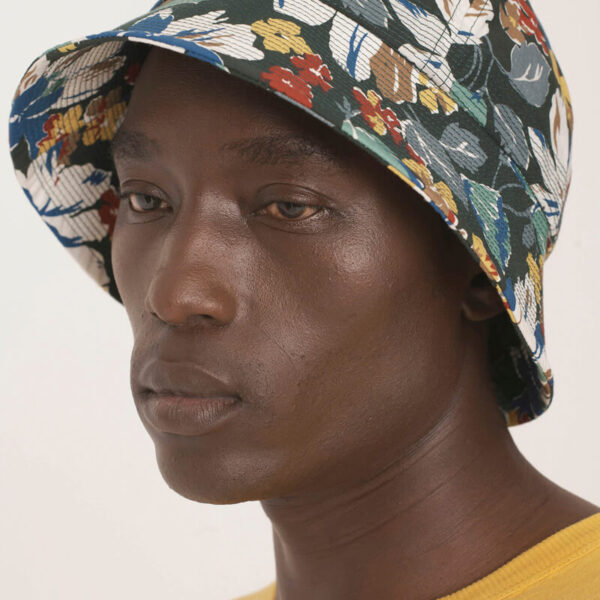 YMC Bucket Cotton Ripstop Hat – Floral Print